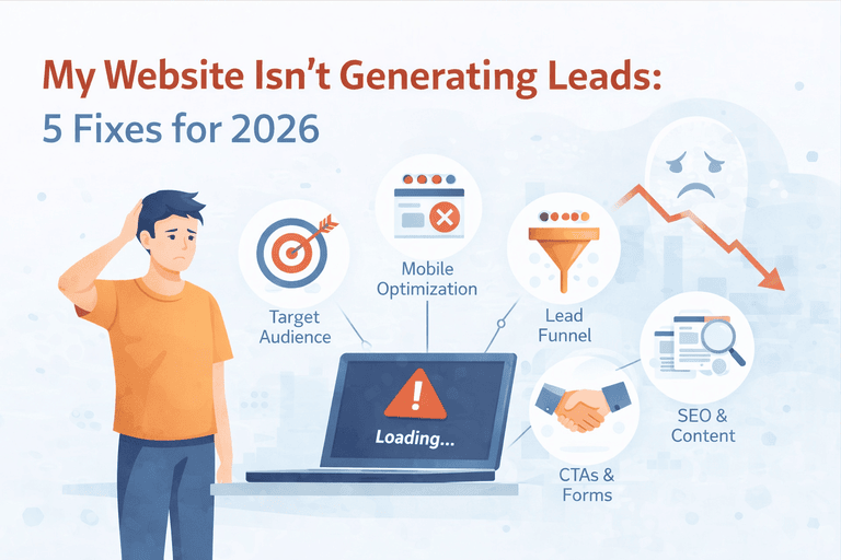 Lead generation funnel concept