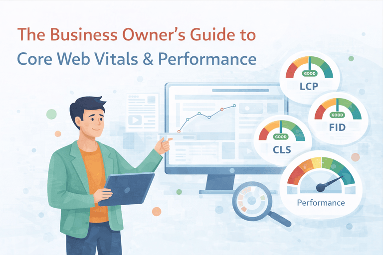 Google Core Web Vitals dashboard