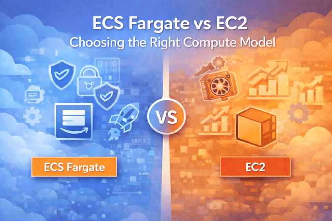 Comparison between AWS ECS Fargate serverless and ECS on EC2 infrastructure