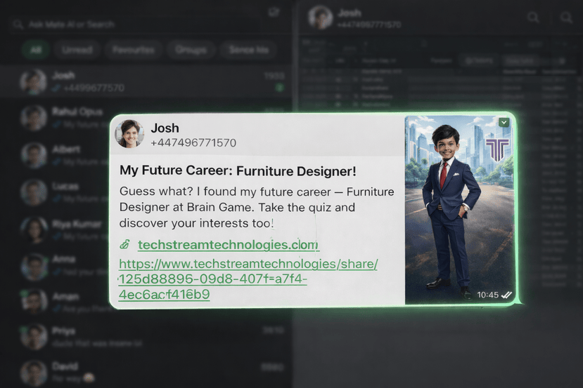 WhatsApp Social Sharing Mockup